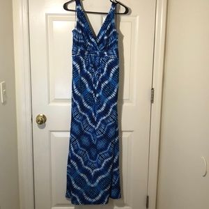 New Directions Blue Maxi Dress
